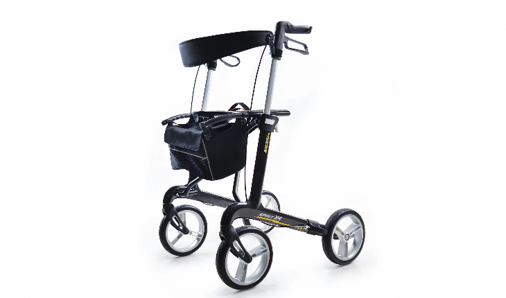 72779太阳集团医疗助行器SPIRIT X4，碳纤维框架，易于折叠，多高度可选择。